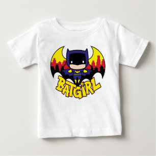 Chibi Batgirl mit Gotham Skyline & Logo Baby T-shirt
