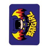 Chibi Batgirl mit Gotham Skyline & Logo Magnet (Vertikal)