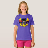 Chibi Batgirl mit Gotham Skyline & Logo T-Shirt (Vorne ganz)