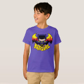 Chibi Batgirl mit Gotham Skyline & Logo T-Shirt (Vorne ganz)