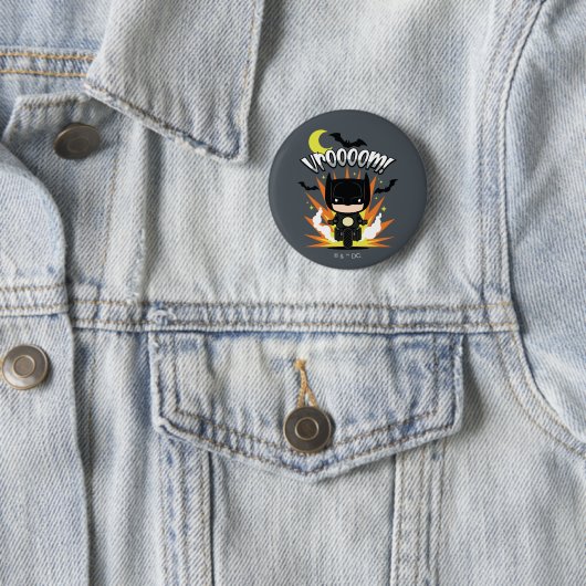 Chibi Batman Batcycle Button (Beispiel)
