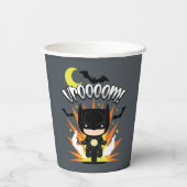 Chibi Batman Batcycle Pappbecher (Rückseite)