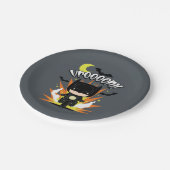 Chibi Batman Batcycle Pappteller (Schrägansicht)