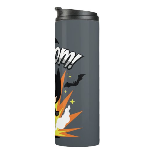 Chibi Batman Batcycle Thermosbecher (Nach rechts gedreht)