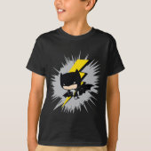 Chibi Batman Blitztritt T-Shirt (Vorderseite)