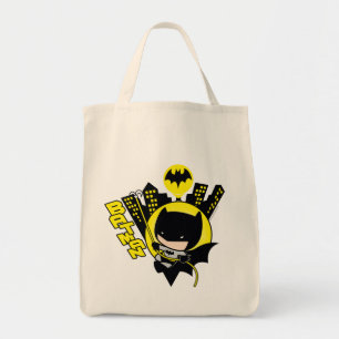 Chibi Batman erklimmt die Stadt Tragetasche