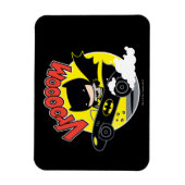 Chibi Batman im Batmobil Magnet (Vertikal)