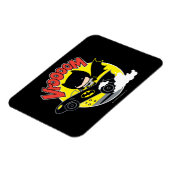 Chibi Batman im Batmobil Magnet (Linke Seite)