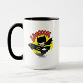 Chibi Batman im Batmobil Tasse (Links)