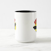 Chibi Batman im Batmobil Tasse (Zentrum)