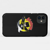 Chibi Batman im Batmobile Case-Mate iPhone Hülle (Rückseite (Horizontal))