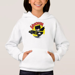 Chibi Batman im Batmobile Hoodie