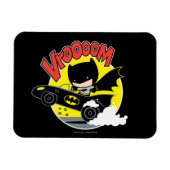 Chibi Batman im Batmobile Magnet (Horizontal)