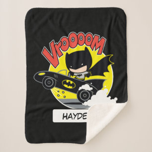 Chibi Batman im Batmobile Sherpadecke