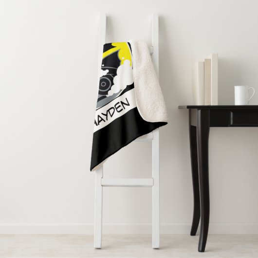 Chibi Batman im Batmobile Sherpadecke (Beispiel)