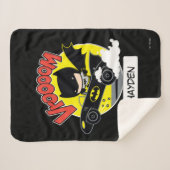 Chibi Batman im Batmobile Sherpadecke (Vorderseite (Horizontal))