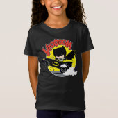 Chibi Batman im Batmobile T-Shirt (Vorderseite)