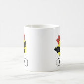 Chibi Batman In The Batmobile Kaffeetasse (Mittel)