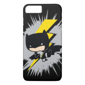 Chibi Batman Lightning Kick Case-Mate iPhone Hülle (Rückseite)