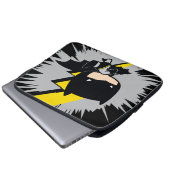 Chibi Batman Lightning Kick Laptopschutzhülle (Vorne Knopf)