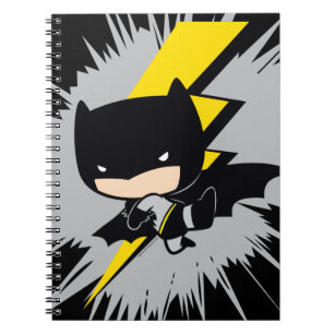 Chibi Batman Lightning Kick Notizblock