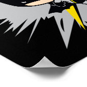 Chibi Batman Lightning Kick Poster (Ecke)
