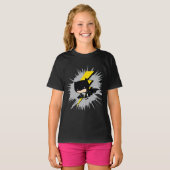 Chibi Batman Lightning Kick T-Shirt (Vorne ganz)