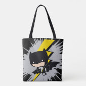 Chibi Batman Lightning Kick Tasche (Rückseite)