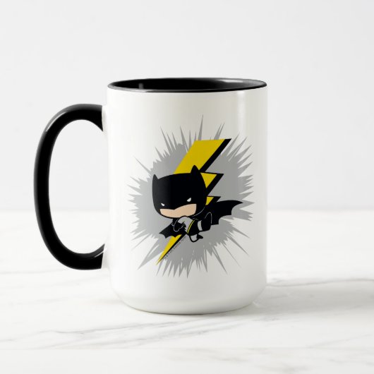 Chibi Batman Lightning Kick Tasse (Links)