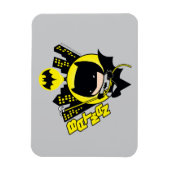 Chibi Batman skaliert die Stadt Magnet (Vertikal)