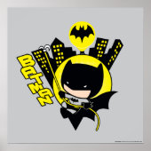 Chibi Batman skaliert die Stadt Poster (Vorne)