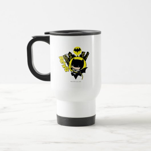 Chibi Batman skaliert die Stadt Reisebecher (Links)