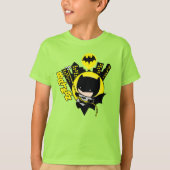 Chibi Batman skaliert die Stadt T-Shirt (Vorderseite)
