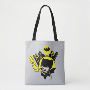 Chibi Batman skaliert die Stadt Tasche