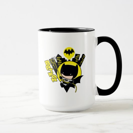 Chibi Batman skaliert die Stadt Tasse (Rechts)