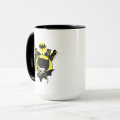 Chibi Batman skaliert die Stadt Tasse (Vorderseite Links)