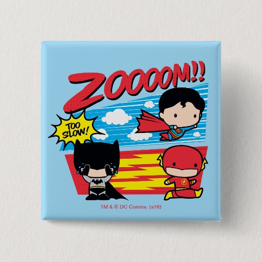 Chibi Batman zu langsam! Button (Vorderseite)