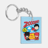 Chibi Batman zu langsam! Schlüsselanhänger (Vorderseite links)