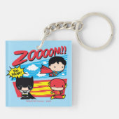 Chibi Batman zu langsam! Schlüsselanhänger (Rückseite)