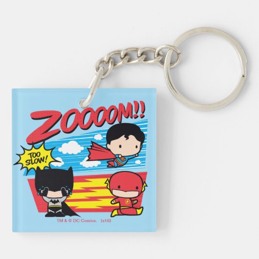 Chibi Batman zu langsam! Schlüsselanhänger (Rückseite)