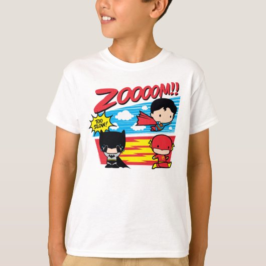 Chibi Batman zu langsam! T-Shirt (Vorderseite)