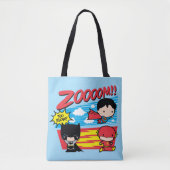Chibi Batman zu langsam! Tasche (Vorderseite)