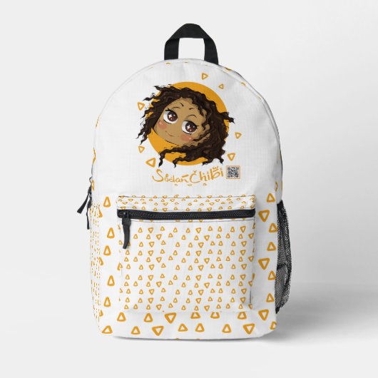 Chibi Bedruckter Rucksack (Vorderseite)