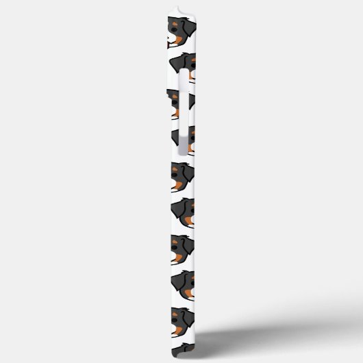 Chibi Bernese patern - cartoon dog style Case-Mate iPhone Hülle (Rückseite / Links)