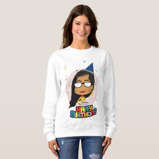 Chibi Birthday Girl Sweatshirt (Vorne ganz)