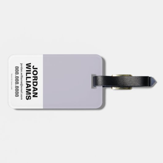 Chibi Bizarro Arctic Vision Gepäckanhänger (Rückseite horizontal)