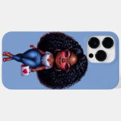 Chibi Black Girl Ipone Fall Case-Mate iPhone Hülle (Rückseite (Horizontal))