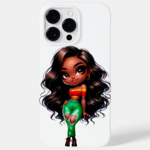 Chibi Black Girl Ipone Fall Case-Mate iPhone 14 Pro Max Hülle