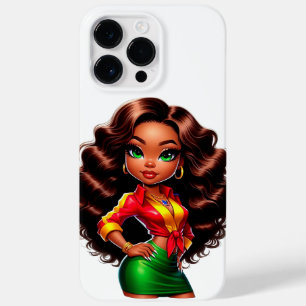 Chibi Black Girl Ipone Fall Case-Mate iPhone 14 Pro Max Hülle