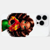 Chibi Black Girl Ipone Fall Case-Mate iPhone Hülle (Rückseite (Horizontal))